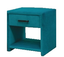 Kasvo IVICA noční stolek černá /PW 16 kombinace barev doprodej