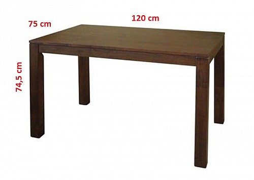 Elegantní dřevěný jídelní stůl VAŠEK