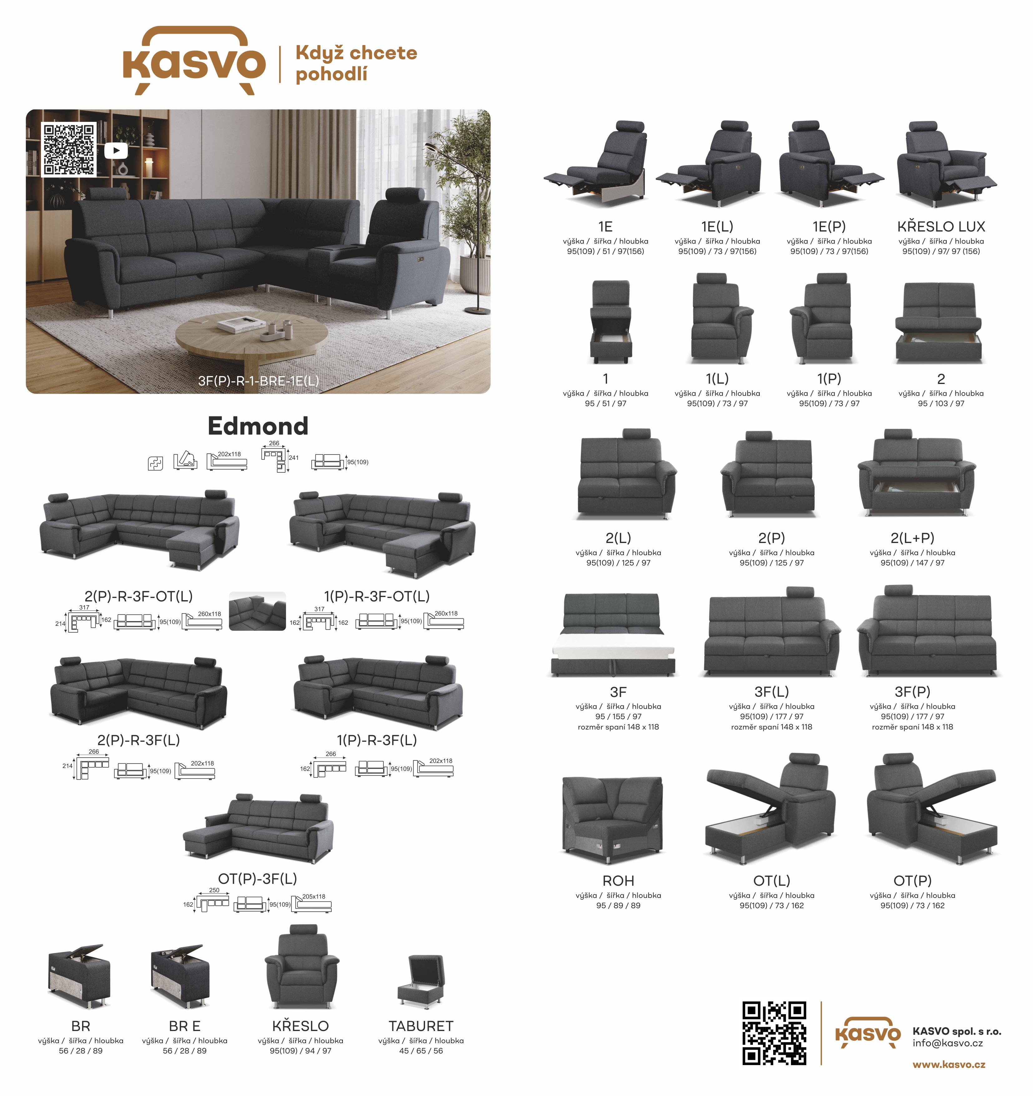 Plánovací sedací souprava Edmond