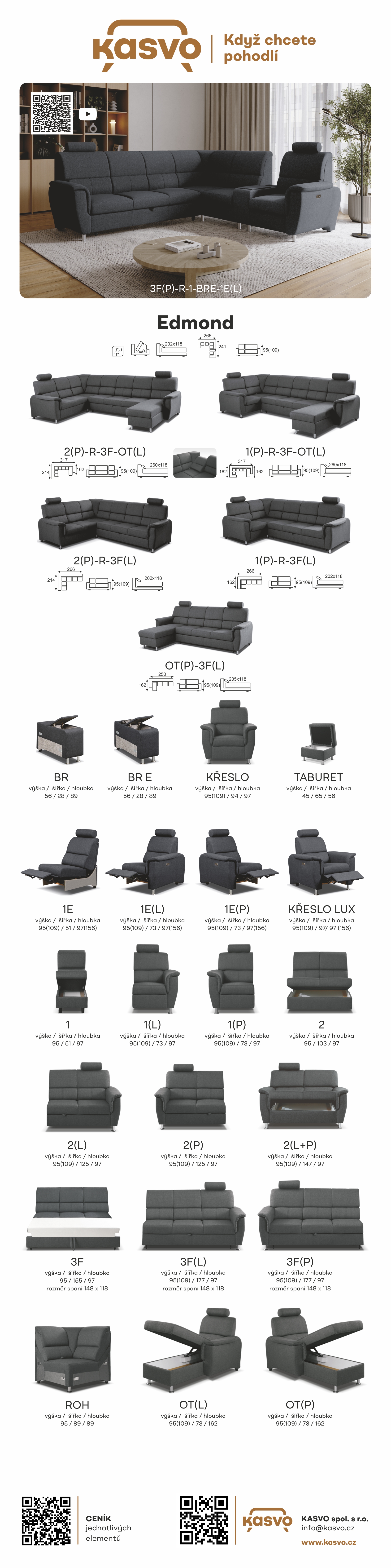 Plánovací sedací souprava Edmond
