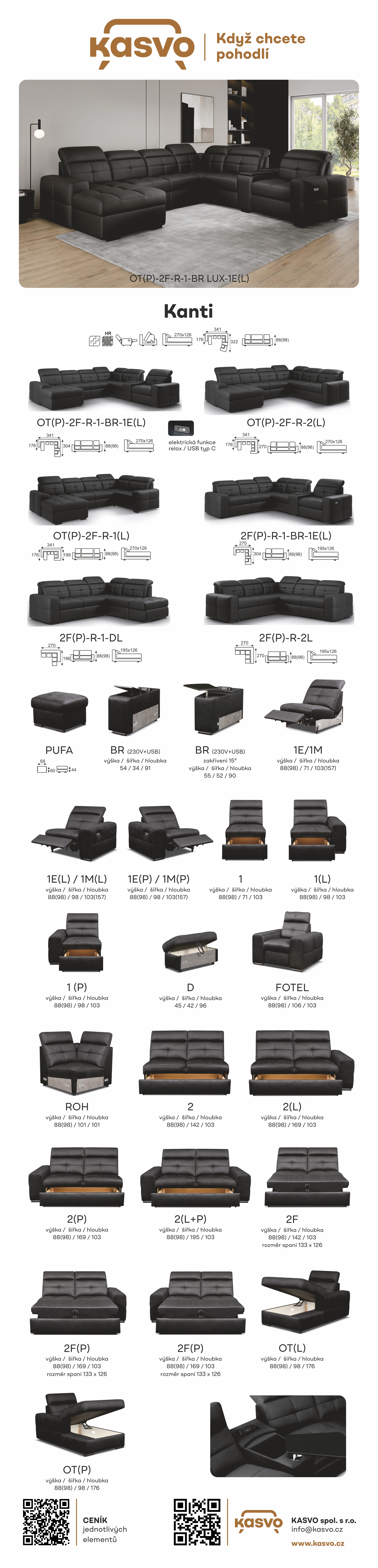 Plánovací sedací souprava Kanton