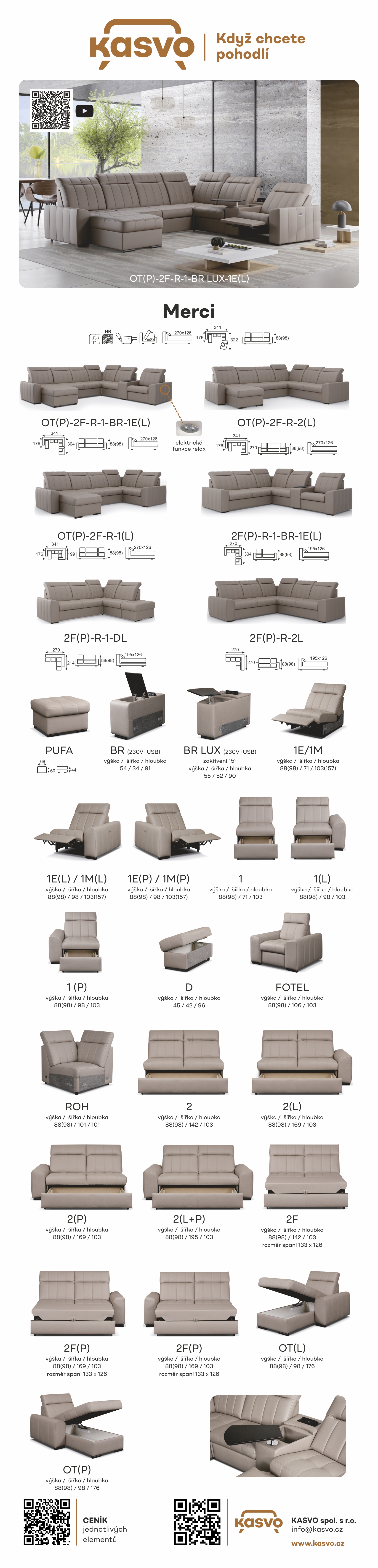 Plánovací sedací souprava Merci