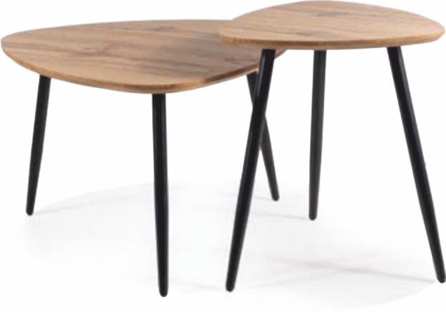 Kasvo TINA (TWIN) konferenční stolek dub artisan / černé nohy