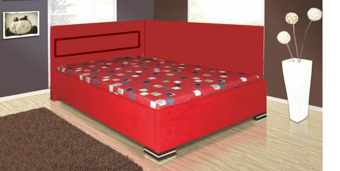 Levně Kasvo MELISSA postel 140x200 cm červená