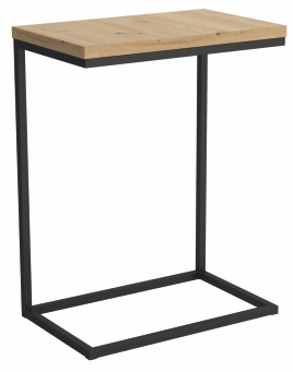 Kasvo PEN (PERINO) odkládací stolek beton / černá konstrukce