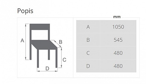 MORIS stůl+LAURA židle 1+4