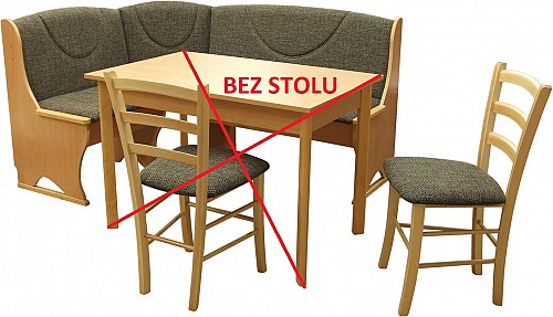Jídelní set MAMBO - bez stolu  <span class="discount"><span style="color: red;"> SLEVA 50%</span></span>