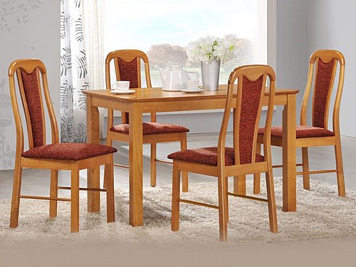 Jídelní set NILO stůl+JANA židle 1+4  <span class="discount"><span style="color: red;"> SLEVA 50%</span></span>