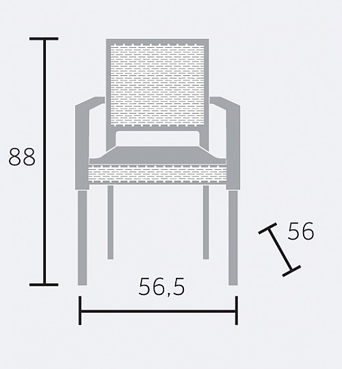 Luxusní židle v imitaci ratanu RATAN LUX 