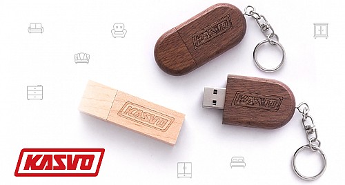 Dřevěný flash disk Kasvo  