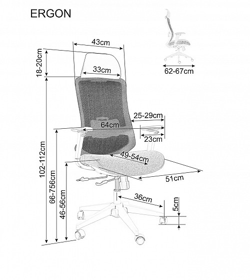 ERGON kancelářská židle