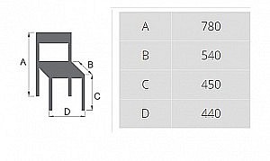 IVO stůl + TARA židle 1+4