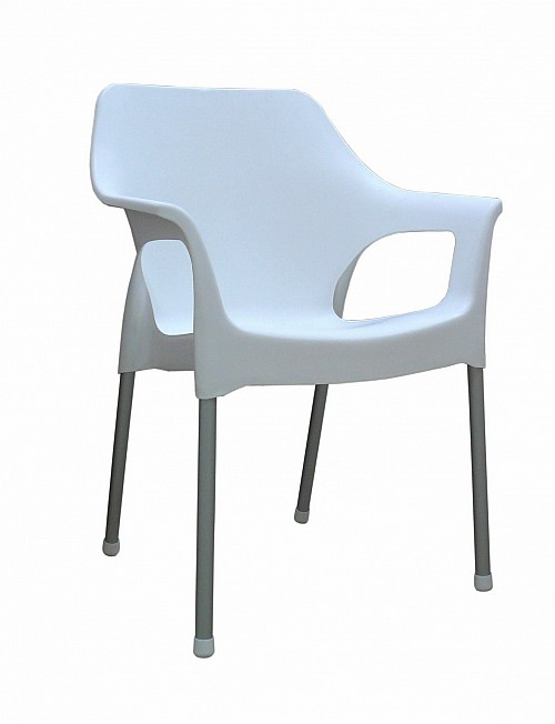 Plastová zahradní židle URBAN AL/PP Bordó