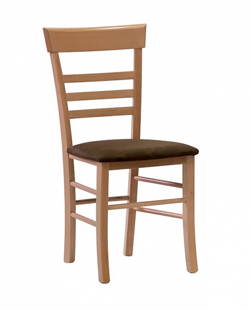 Jídelní židle ITTC SIENA buk / látka marrone 144