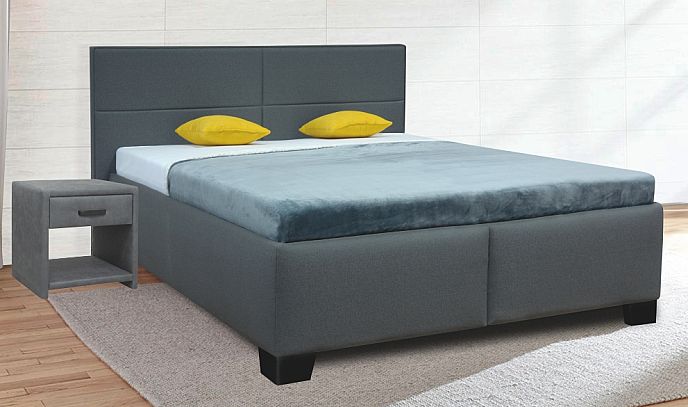 Postel IRISA 2 180cm, s roštem a s úložným prostorem