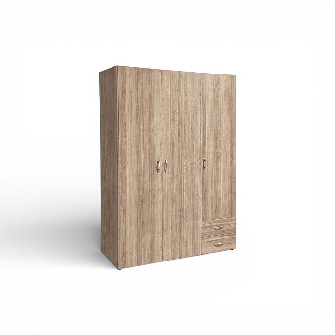 Skříň BASE 3D2Z šatní, 120cm