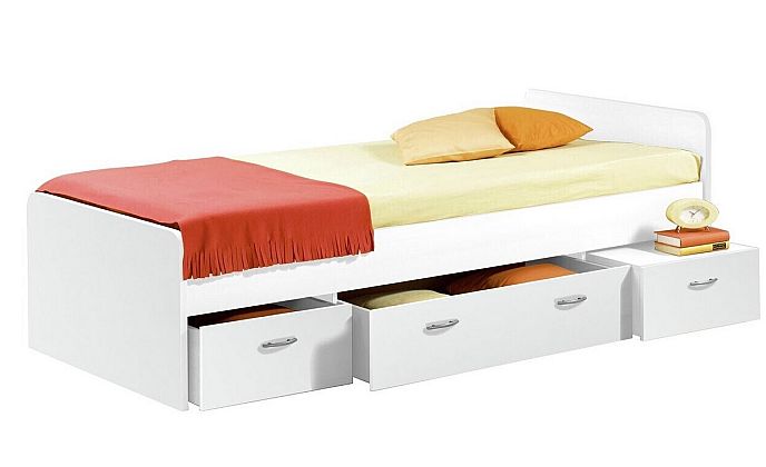 Postel BORO 90cm, s úložným prostorem