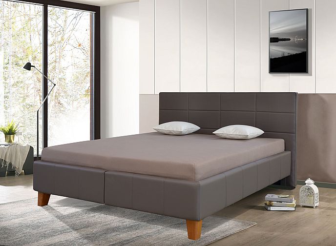 Postel GEORGIA LUX 2 180cm, s roštem a s úložným prostorem