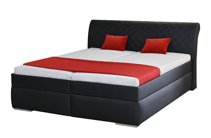Postel MINETA PLUS 2 180cm, s roštem a s úložným prostorem