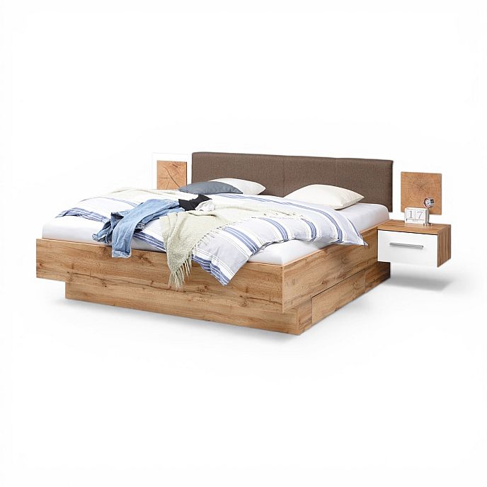 Postel CAMPUS 180cm - korpus + noční stolky NAKO
