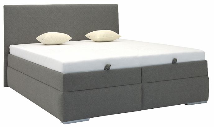Postel ALORA 160cm, s roštem a s úložným prostorem