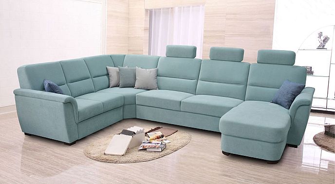 Sedací souprava SAMANTA LUX B2u-VROH-3SRmH-DU+záhl.3ks
