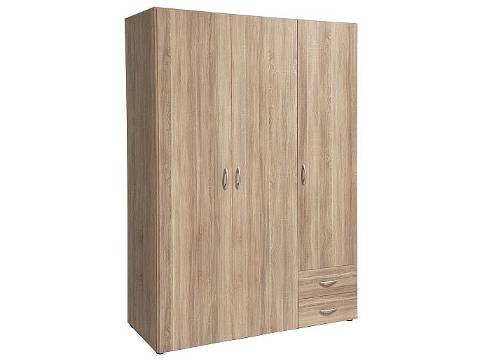 Skříň BASE 3D2Z šatní, 120cm