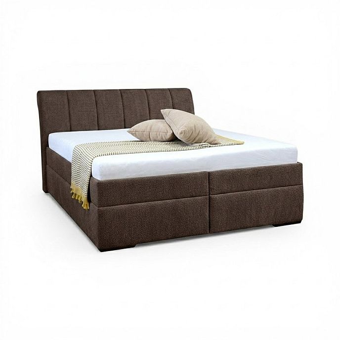 Postel MINETA PLUS 2 160cm, s roštem a s úložným prostorem