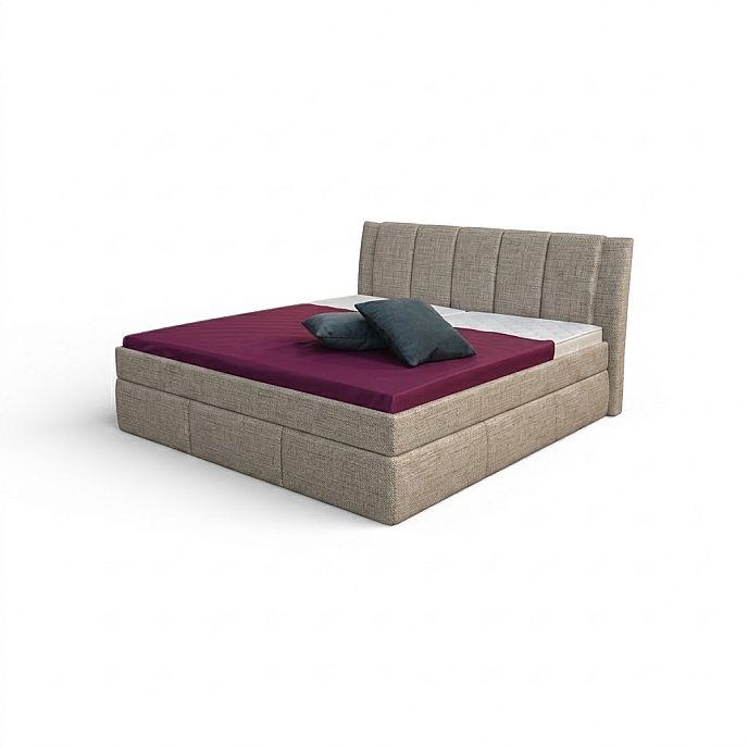 Postel BIBIANA 2  PV 140cm, s roštem a s úložným prostorem