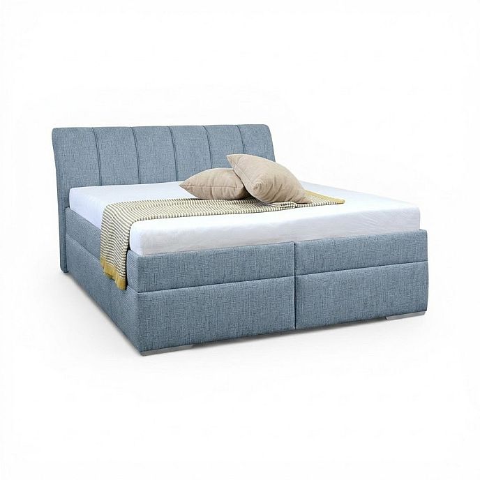 Postel MINETA PLUS 2 160cm, s roštem a s úložným prostorem