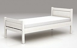 Manželská postel MAXEE white 160x200 cm vč. roštů bílá