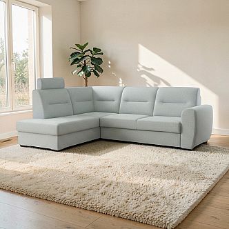 Sedací souprava RADANA LUX DM-ROH-2R-B+ZÁHLAVNÍK