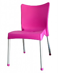 Zahradní plastová židle VITA AL/PP Růžová