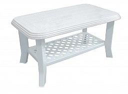 Menší stabilní zahradní stůl CLUB PP 44x55x90 Bílá