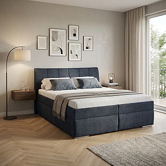 Postel LIANA 2 160cm, s roštem a s úložným prostorem
