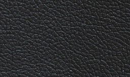 Postel FOGY 180 cm - kůže, vč. matrace U70 černá kůže