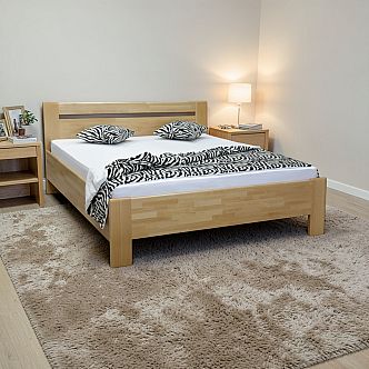 Postel TIBOR 2 160cm, s roštem a s úložným prostorem