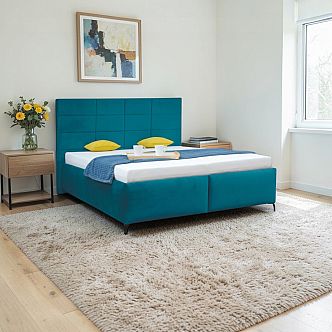 Postel ORIANA 2 180cm, s roštem a s úložným prostorem 