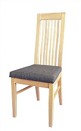 Jídelní židle LAURA dub bělený / látka SH21
