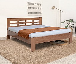 Masivní manželská postel VANESA 2 180x200 cm vč. roštu a ÚP 