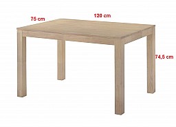 Jídelní set stůl VAŠEK + VANDA židle 4ks 