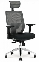 Kancelářská židle ADMIRAL  šedo/černá