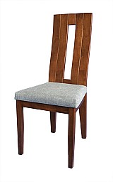 Jídelní židle NELA s čalouněným sedákem