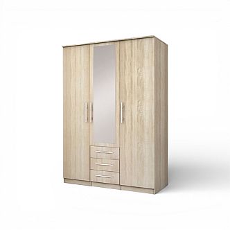 Skříň ROMA LUX 3 šatní, 150cm
