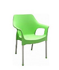 Plastová zahradní židle URBAN AL/PP zelená