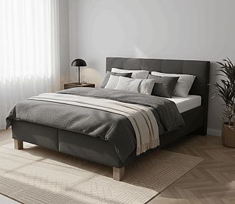 Postel MARY 180 cm s roštem, matrací a úložným prostorem