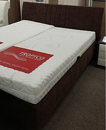 Čalouněná postel TABITA 2 180 cm vč. roštu a ÚP + dřevěné nožky 