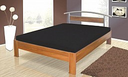Dřevěná postel DOMINIKA 140x200 cm Ořech