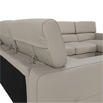 Sedací souprava SAMMY 2-RE-2F-REC/BK