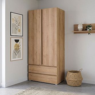 Skříň KOSMOS C02 šatní, 92cm